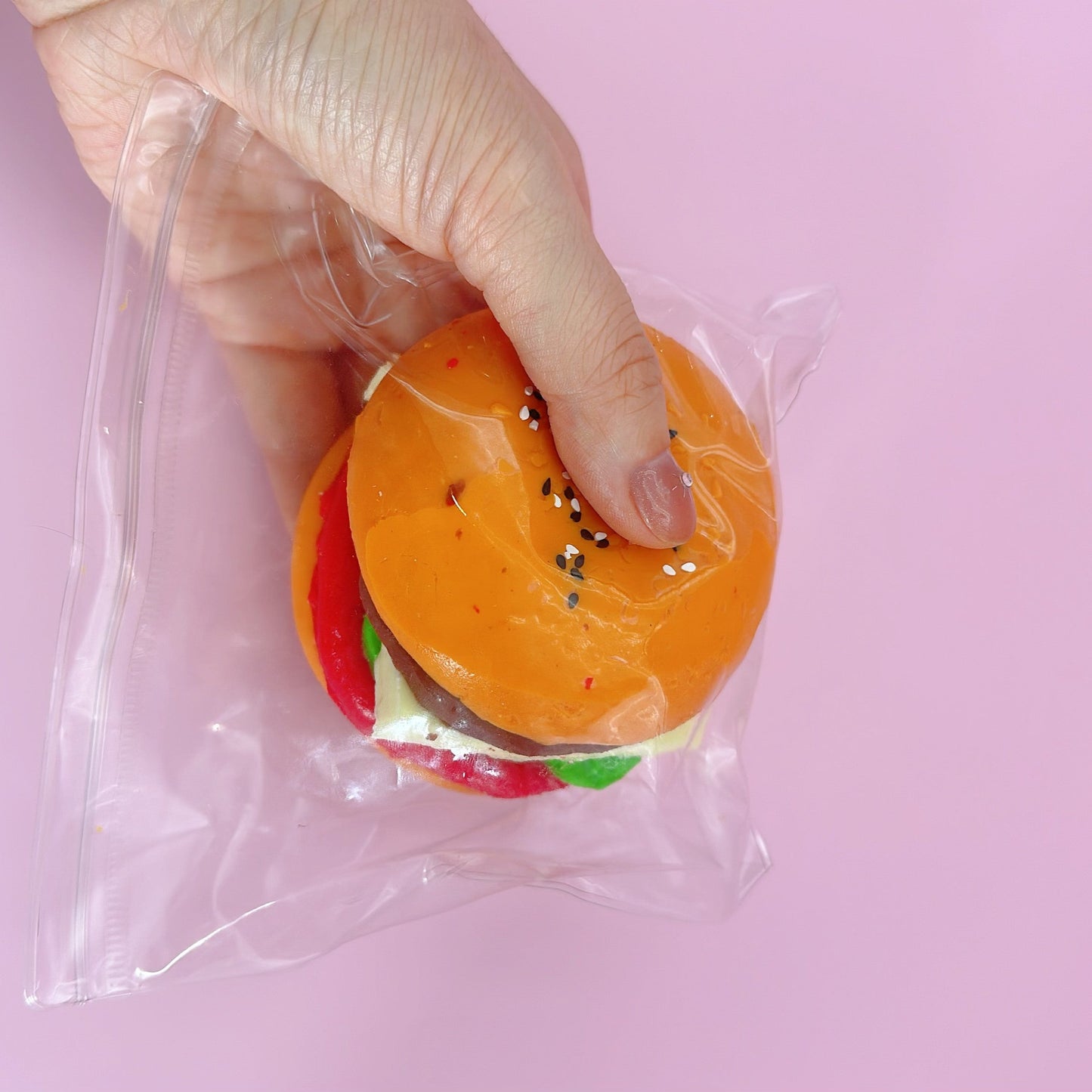 Six Layer Burger Taba Squishy Toy 200g