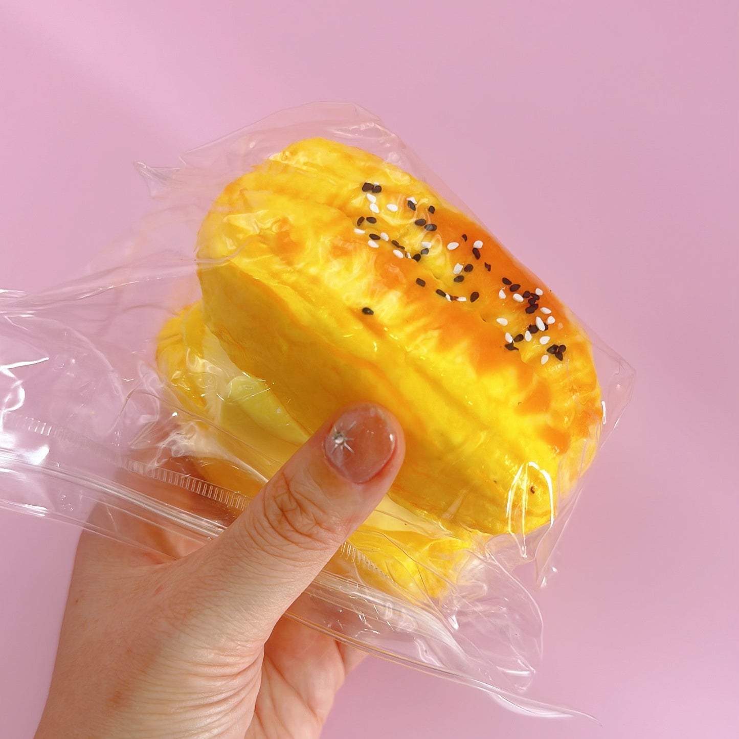 Three-Layer Cheese Fried Dough Sticks Taba Squishy Toy 390g