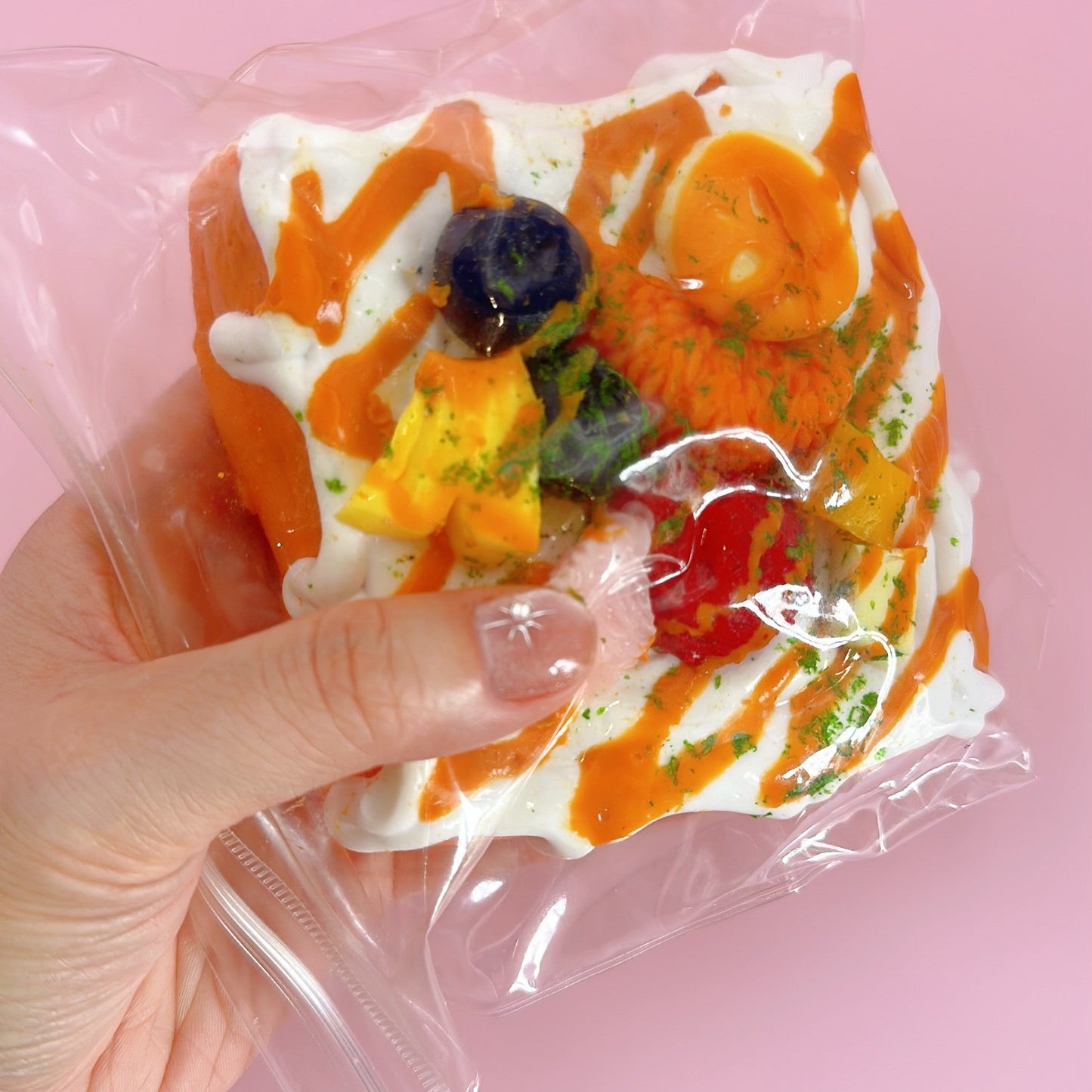 Fruit Platter Toast Taba Squishy Toy 370g