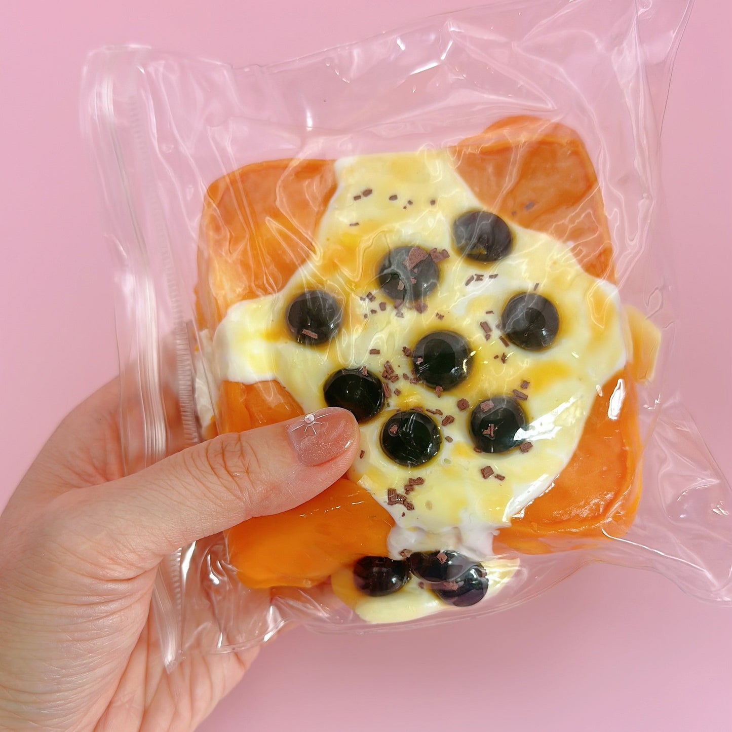 Pearl Milk Tea Soufflé Taba Squishy Toy 330g