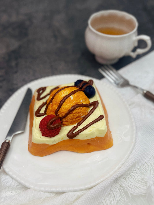 Ice Cream Fruit Toast Taba Squishy Toy 360g