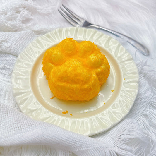 Fried Cat's Paw Toast Taba Squishy Toy 120g