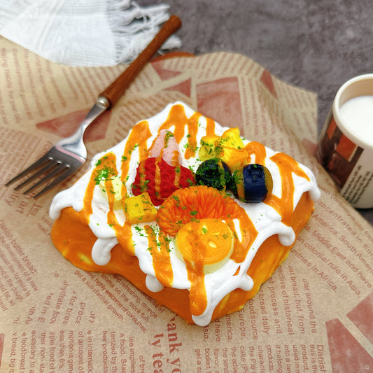 Fruit Platter Toast Taba Squishy Toy 370g