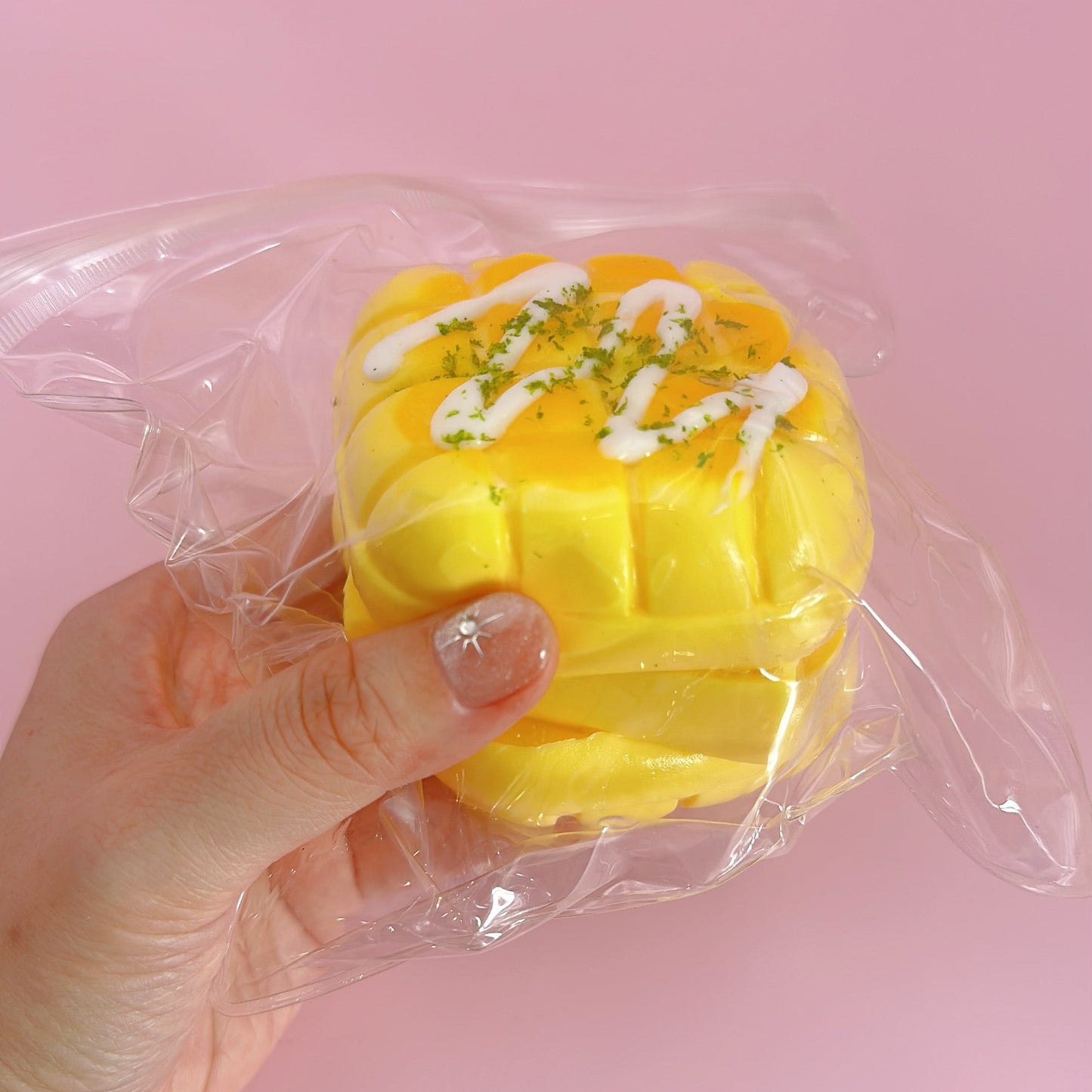 Cheese-Filled Pineapple Bread Taba Squishy Toy 310g