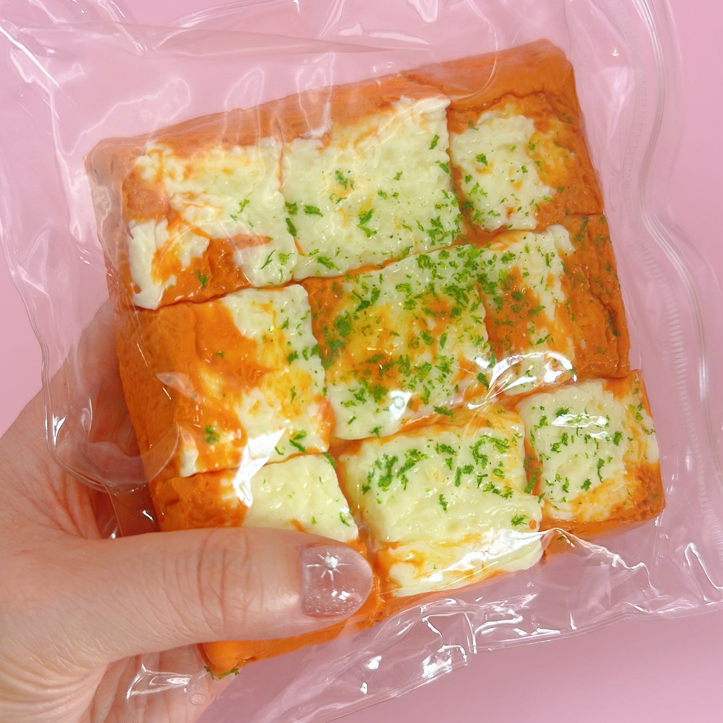 Nine-Grid Toast Taba Squishy Toy 400g