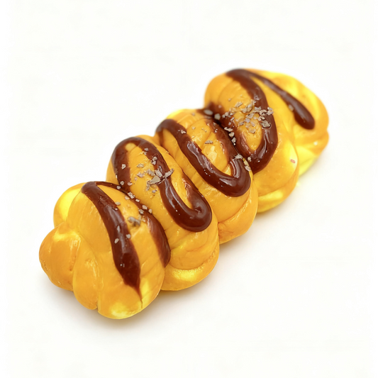 Chocolate Sauce Twist Roll Taba Squishy Toy 130g